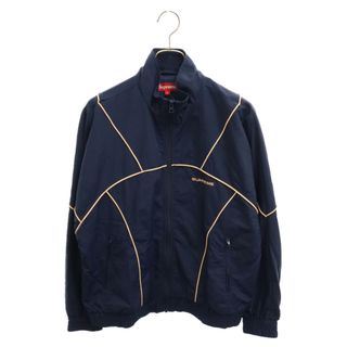 シュプリーム(Supreme)のSUPREME シュプリーム 19SS Piping Track Jacket ナイロン ジップアップ トラックジャケット ネイビー(ナイロンジャケット)