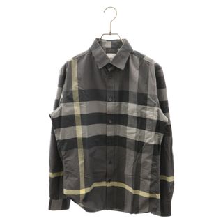 バーバリー(BURBERRY)のBURBERRY バーバリー メガチェック長袖シャツ グレー 8050329(シャツ)