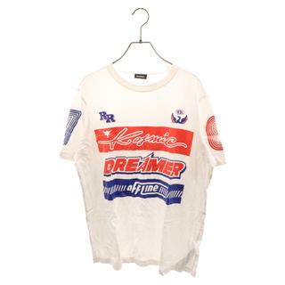 ディーゼル(DIESEL)のDIESEL ディーゼル DREAMER プリント クルーネック 半袖Tシャツ カットソー ホワイト(Tシャツ/カットソー(半袖/袖なし))