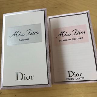 クリスチャンディオール(Christian Dior)のミスディオール　ブルーミングブーケ 　パルファム   サンプル　2点(香水(女性用))