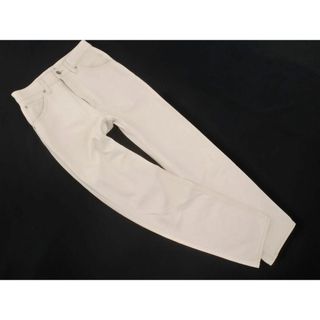 ユニクロ(UNIQLO)のUniqlo U ユニクロ ユー ルメール レギュラーフィット ストレート ハイライズ ジーンズ デニムパンツ size23/アイボリー ■■ レディース(デニム/ジーンズ)