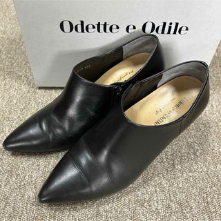 オデットエオディール(Odette e Odile)のオデットエオディール　ポインテッドショートブーツ　23.5cm(ブーティ)