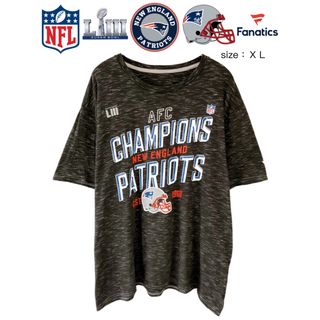 ファナティック(fanatic)のNFL　Super Bowl LIII　ペイトリオッツ　 XL　ダークグレー(Tシャツ/カットソー(半袖/袖なし))