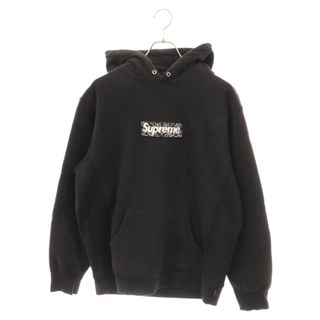 シュプリーム(Supreme)のSUPREME シュプリーム 19AW Bandana Box Logo Hooded Sweatshirt バンダナボックスロゴプルオーバースウェットパーカー フーディー ブラック(パーカー)