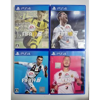 プレイステーション4(PlayStation4)のPS4 FIFA 20.19.18.17 4本セット(家庭用ゲームソフト)