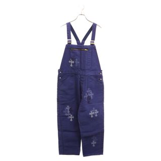 クロムハーツ(Chrome Hearts)のCHROME HEARTS クロムハーツ FRENCH WORK OVERALL クロスパッチフレンチワーク オーバーオール ブルー M(その他)