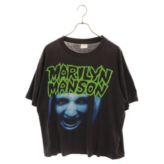 VINTAGE ヴィンテージ 90S VINTAGE MARILYN MANSON THIS IS YOUR WORLD ヴィンテージ マリリンマンソン ディスイズユアワールド 半袖Tシャツ カットソー ブラック(Tシャツ/カットソー(半袖/袖なし))