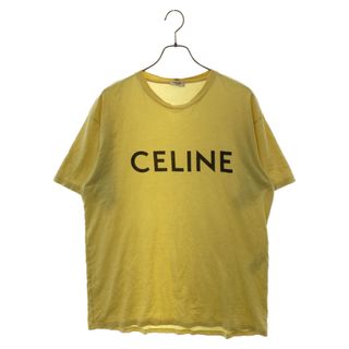 CELINE セリーヌ 21SS FRONT LOGO PRINT S/S TEE ロゴプリント 半袖シャツ カットソー イエロー 2X681501F