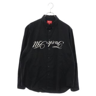 シュプリーム(Supreme)のSUPREME シュプリーム 21SS Jamie Reid Fuck All Shirt ジェイミー レイド フロントプリント長袖 シャツ ブラック(シャツ)