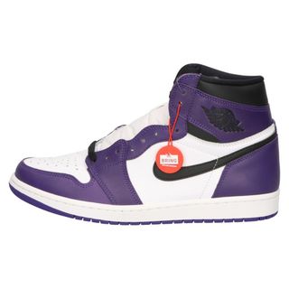 ナイキ(NIKE)のNIKE ナイキ AIR JORDAN 1 RETRO HIGH OG COURT PURPLE エアジョーダン1 レトロ ハイ コートパープル ハイカットスニーカー US11/29cm 555088-500(スニーカー)