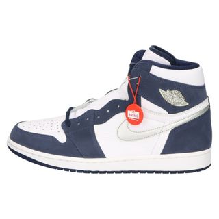 ナイキ(NIKE)のNIKE ナイキ AIR JORDAN 1 HIGH OG CO.JP 2020 エアジョーダン1 シーオー ドット ジェーピー ハイカットスニーカー ホワイト/ネイビー US11/29cm DC1788-100(スニーカー)