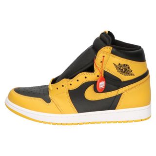 ナイキ(NIKE)のNIKE ナイキ AIR JORDAN1 RETRO HIGH OG POLLEN エアジョーダン1 パラン ハイカットスニーカー イエロー/ブラック US11/29cm 555088-701(スニーカー)