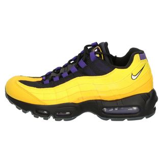 ナイキ(NIKE)のNIKE ナイキ AIR MAX 95 NRG LEBRON LAKERS エアマックス95 レブロン レイカーズ ローカットスニーカー イエロー/パープル US8/26cm CZ3624-001(スニーカー)