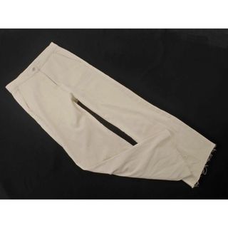 ザラ(ZARA)のZARA ザラ カットオフ ワイド パンツ size36/ベージュ ■■ レディース(その他)