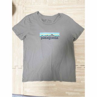 パタゴニア　Tシャツ　キャンプ　グレイ　レディース　M オーガニックコットン