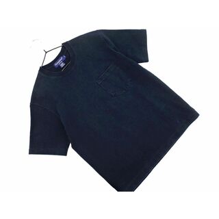 GYMPHLEX ジムフレックス ポケット Tシャツ size12（S）/紺 ■◆ レディース