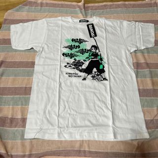 バンダイ(BANDAI)の新品　バンダイ　鬼滅の刃　炭治郎　Tシャツ　サイズL ホワイト(Tシャツ/カットソー(半袖/袖なし))