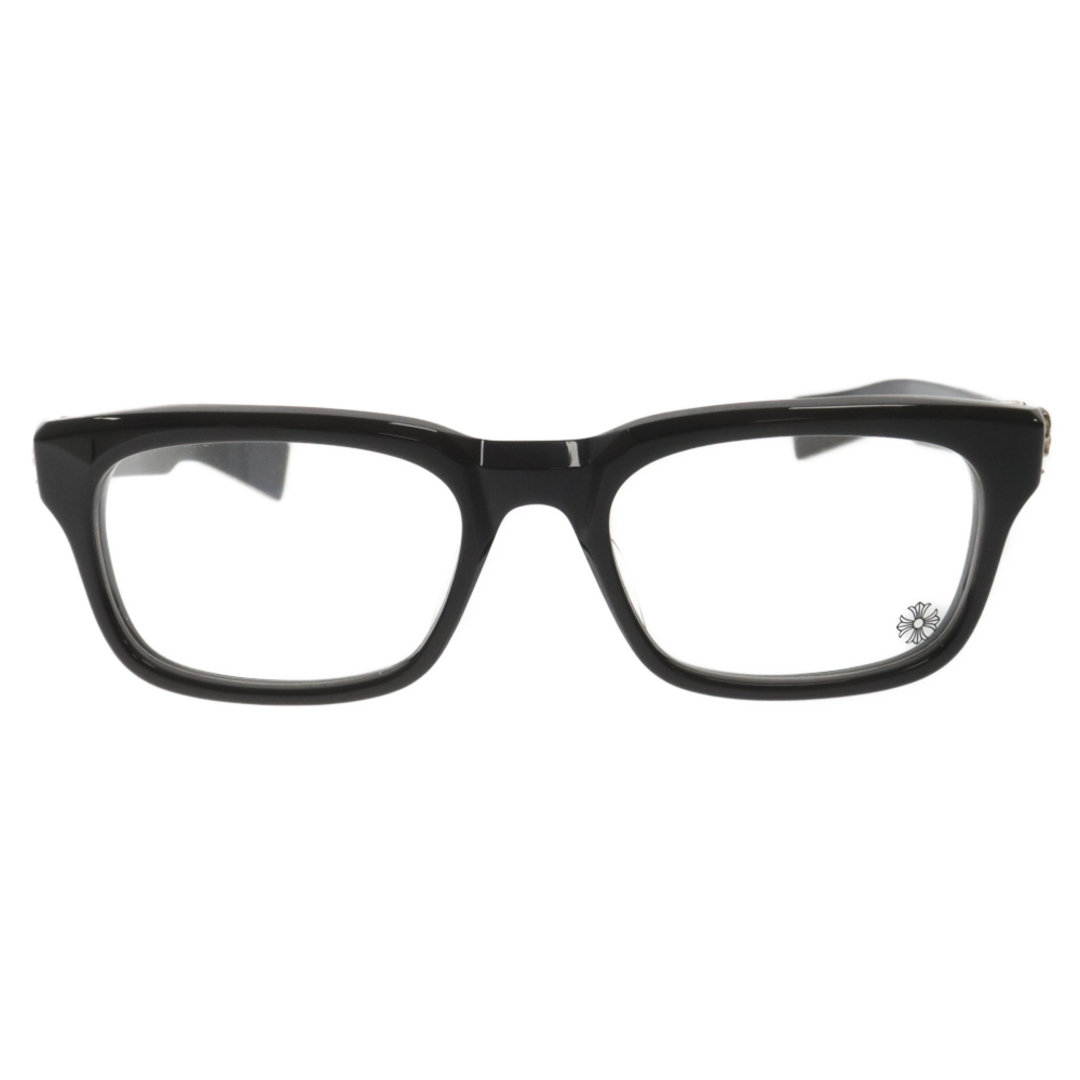 Chrome Hearts - CHROME HEARTS クロムハーツ 54□20‐144 FOTI H.T.2 フォティデザインダイヤセルフレーム ブラックダイヤ 18KGP
