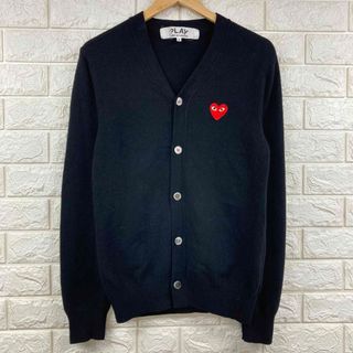 COMME des GARCONS - comme des garcons PLAY ハート　カーディガン　S