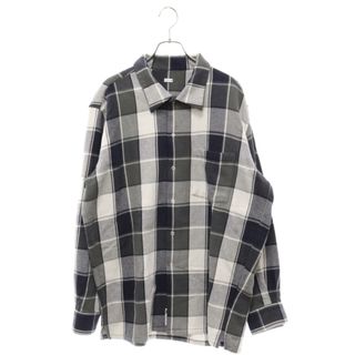 SEQUEL シークエル 21AW CHECK NEL SHIRT タータンチェック コットン 長袖ネルシャツ グレー SQ-21AW-SH-02(シャツ)