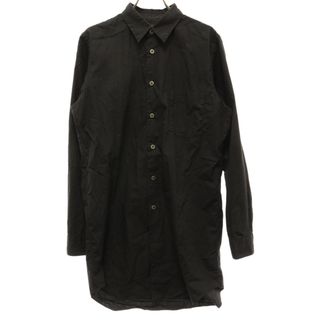 ブラックコムデギャルソン(BLACK COMME des GARCONS)のBLACK COMME des GARCONS ブラックコムデギャルソン プレーンコットンロングスリーブシャツ ブラック 1B-B016(シャツ)