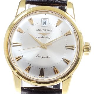 ロンジン(LONGINES)のロンジン LONGINES コンクエスト K18YG デイト 自動巻き メンズ _819033(腕時計(アナログ))