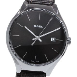 ラドー(RADO)のラドー RADO R27234306 トゥルー デイト クォーツ メンズ 極美品 箱・保証書付き_817954(腕時計(アナログ))