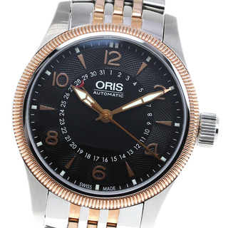 オリス(ORIS)のオリス ORIS 01 754 7679 4364-07 8 20 32 ビッグクラウン ポインターデイト 自動巻き メンズ 良品 箱・保証書付き_819048(腕時計(アナログ))