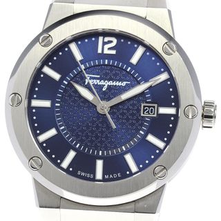 Salvatore Ferragamo - サルヴァトーレフェラガモ Salvatore Ferragamo FIF030015 F-80 デイト クォーツ メンズ _818673