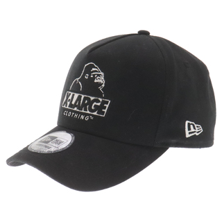 XLARGE - X-LARGE エクストララージ ×NEW ERA×ニューエラ ロゴ刺繍 ベースボールキャップ 帽子 ブラック