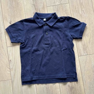 ムジルシリョウヒン(MUJI (無印良品))の無印良品◆半袖ポロシャツ 紺色 110サイズ(Tシャツ/カットソー)