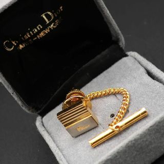 Dior - 正規品 ディオール Dior タイピン Tie pin 箱 Box 金色Gold