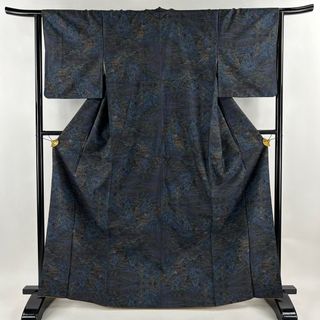 紬 身丈166.5cm 裄丈64.5cm 正絹 美品 名品 【中古】(着物)