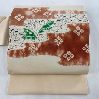 名古屋帯 逸品 正絹 【中古】(帯)