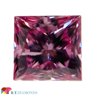 FANCY VIVID PURPLISH PINK 0.164ct SQ(その他)