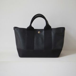 TOPKAPI - 【新品】TOPKAPI スコッチグレイン ネオレザー ミニトート バッグ 黒