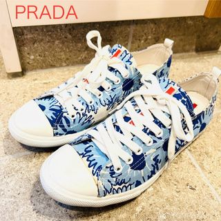 PRADA - 希少　PRADAプラダ スニーカー27cm メンズ　ロウカット