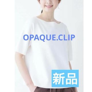 値下げ【新品】OPAQUE.CLIP オペークドットクリップ　ニット　カットソー