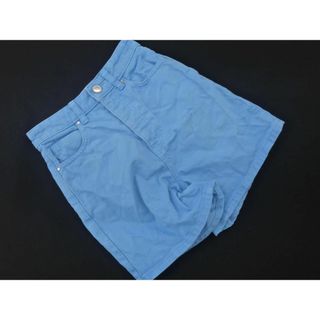 ザラ(ZARA)のZARA ザラ ボタンフライ ショート パンツ size32/水色 ■◆ レディース(ショートパンツ)