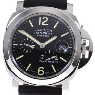 パネライ(PANERAI)のパネライ PANERAI PAM00090 ルミノール パワーリザーブ 自動巻き メンズ 箱・保証書付き_813504(腕時計(アナログ))