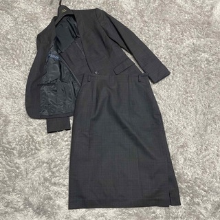 THE SUIT COMPANY she スーツ セットアップ　ノーカラー