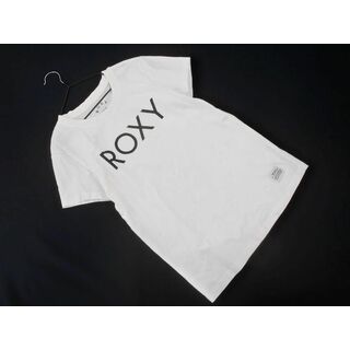 ロキシー(Roxy)のROXY ロキシー ロゴ カットソー sizeS/白 ■◆ レディース(カットソー(半袖/袖なし))