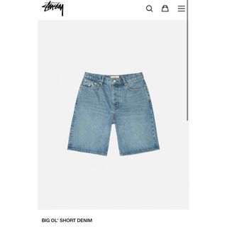 STUSSY - stussy BIG OL' SHORT DENIM