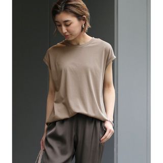 ドゥーズィエムクラス(DEUXIEME CLASSE)の美品　Deuxieme Classe loosey クルーネック タンクトップ(カットソー(半袖/袖なし))