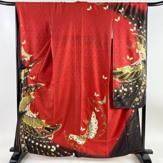 振袖 身丈162cm 裄丈67.5cm 正絹 秀品 【中古】(着物)