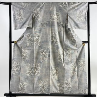 紬 身丈158cm 裄丈63.5cm 正絹 美品 秀品 【中古】(着物)