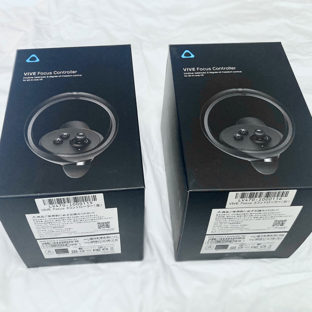 未使用】 HTC Vive VR コントローラーセット 未使用】 HTC Vive VR コントローラーセット