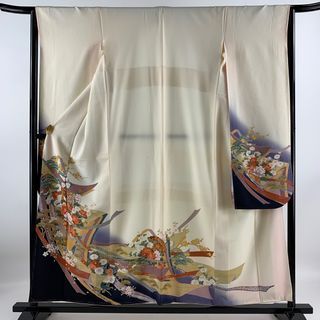 振袖 身丈155cm 裄丈63cm 正絹 美品 秀品 【中古】(着物)