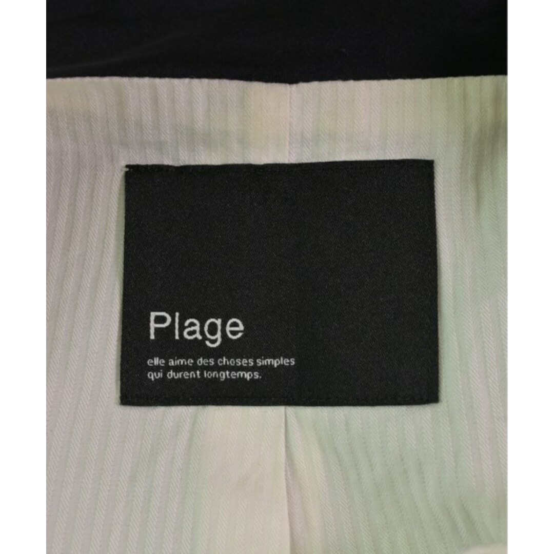 Plage プラージュ テーラードジャケット 36(S位) 黒 【古着 Plage プラージュ テーラードジャケット 36(S位) 黒 【古着