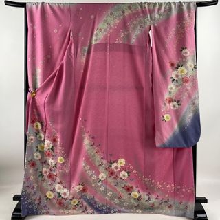 振袖 身丈169cm 裄丈67cm 正絹 名品 【中古】(着物)